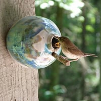 Ceramic-Wren-House