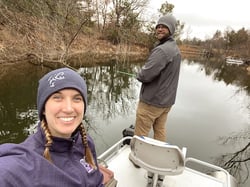 Fishing during the winter in TX