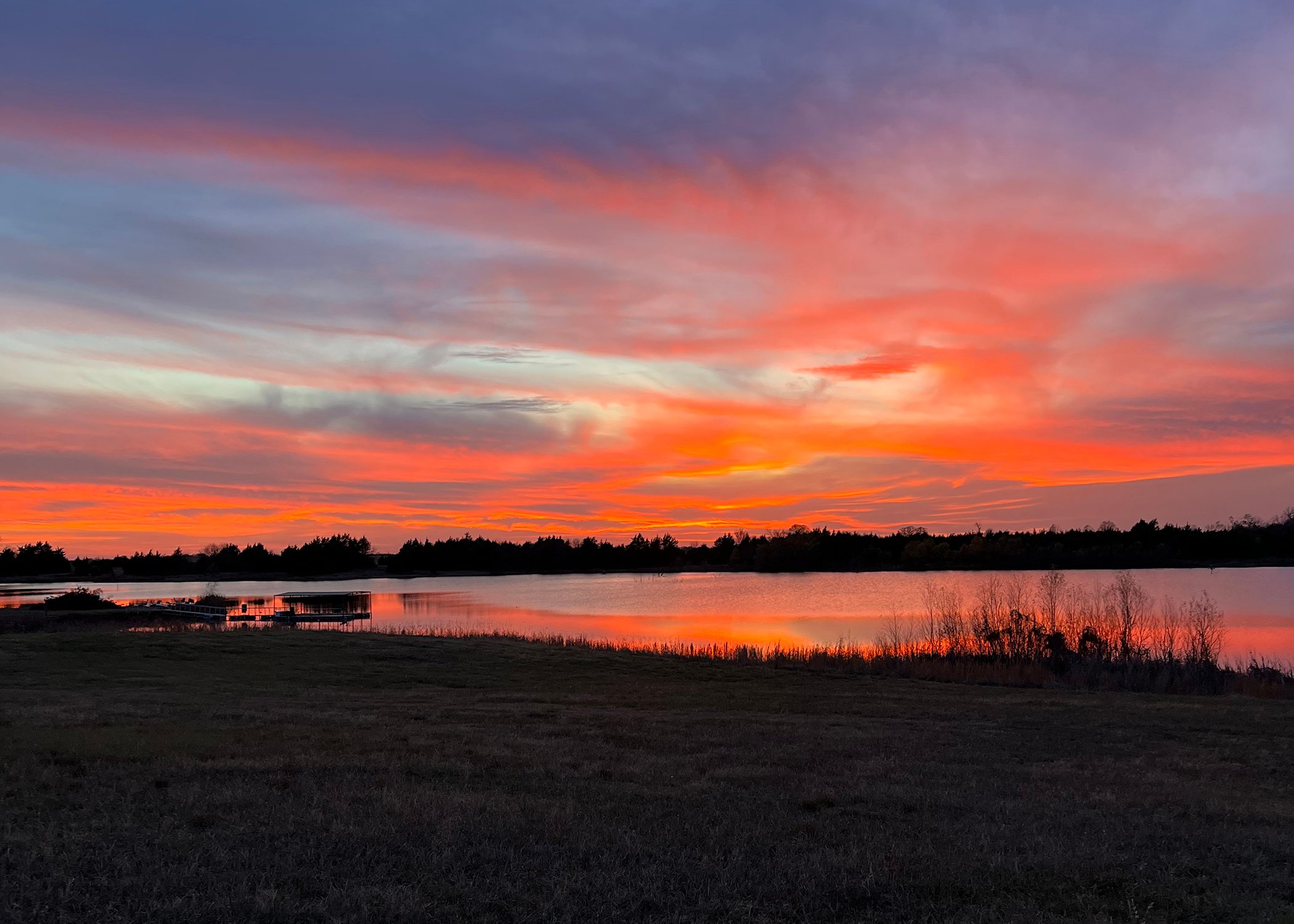 Sunset-pond